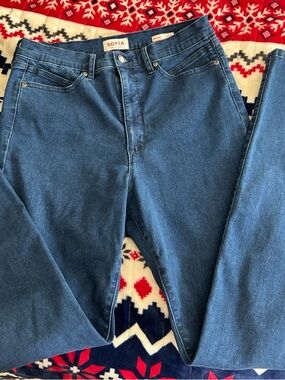 sofia by sofia vergara Dark Blue High-Rise Straight Jeans